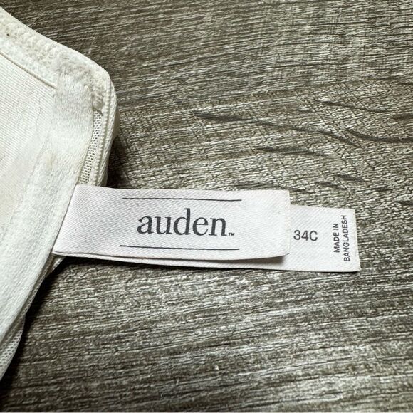 Auden Lightly Lined Demi Coverage Racerback Bra Size 34C - Picture 5 of 7